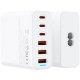 Зарядний пристрій XO L133 3xUSB-A + 3xUSB-C 75W White (L133.white)
