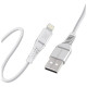 Дата кабель USB 2.0 AM to Lightning 1.2m 2.4A MFi PowerLine-Ai120 white Promate (powerline-ai120.white)
