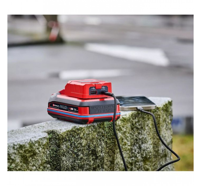 Зарядний пристрій Einhell USB акумуляторний TC-CP 18 Li USB A\/C - Solo, PXC, 18В, Type-A\/Type-C, 2A (4514148)