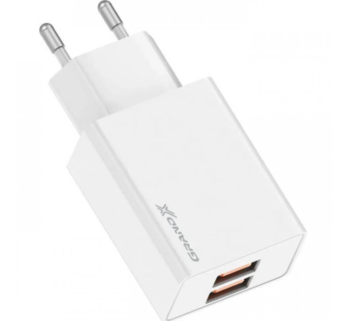 Зарядний пристрій Grand-X CH-15W 2xUSB 10.5W Black (CH-15W) Зарядний пристрій Grand-X CH-15W 2xUSB 10.5W Black (CH-15W)
