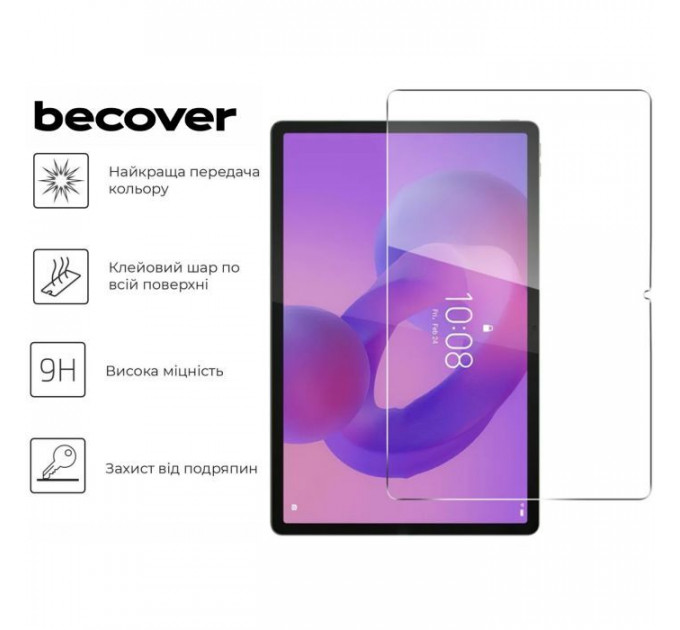 Стекло защитное BeCover Lenovo Idea Tab/K11 (2nd Gen) TB336/Xiaoxin Pad (2025) 11" (713678)