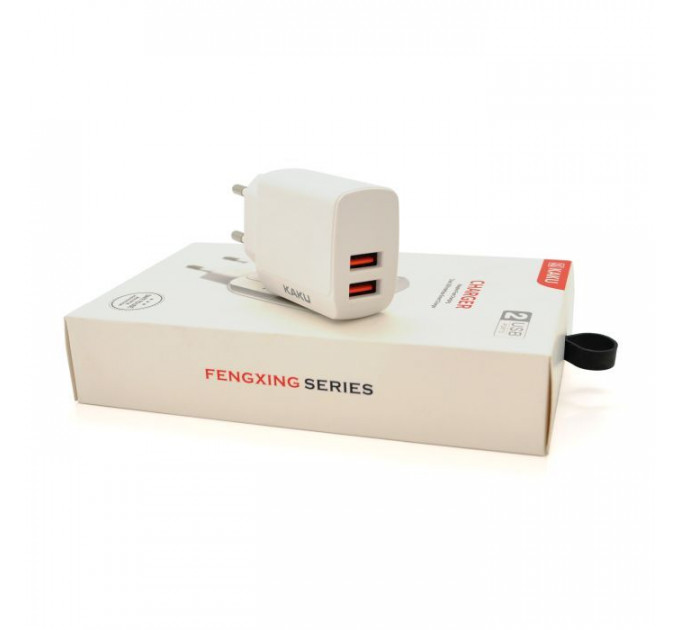 Зарядное устройство для iKAKU KSC-179 2xUSB 2.4A White (KSC-179-FENGXING) Зарядное устройство для iKAKU KSC-179 2xUSB 2.4A White (KSC-179-FENGXING)