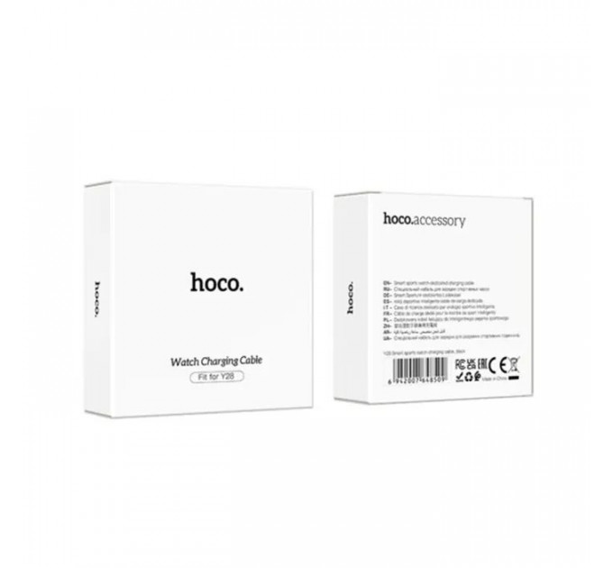 Зарядний пристрій HOCO Y28 Smart sports watch charging cable Black (6942007648509)