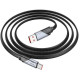 Дата кабеля USB 2.0 AM to USB-C 1.2m 5A nylon black HOCO (6942007605007)