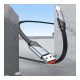 Дата кабеля USB 2.0 AM to USB-C 1.2m 5A nylon black HOCO (6942007605007)