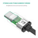 Дата кабель USB 2.0 AM to Lightning + Micro 5P + USB-C black HOCO (6942007608794)