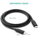 Дата кабель USB 2.0 AM to Lightning + Micro 5P + USB-C black HOCO (6942007608794)