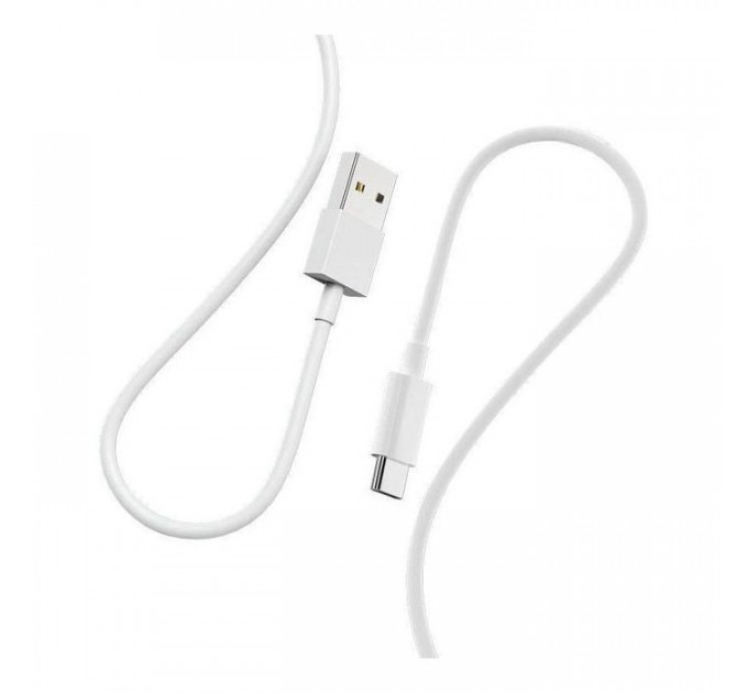 Дата кабеля USB 2.0 AM to USB-C 1.0m 2.4A white Denmen (D22T-WH)