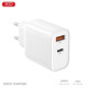 Зарядное устройство для XO 1xUSB-C PD30W + 1xUSB QC3.0 (XO-QC16)