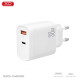 Зарядное устройство для XO 1xUSB-C PD30W + 1xUSB QC3.0 (XO-QC16)