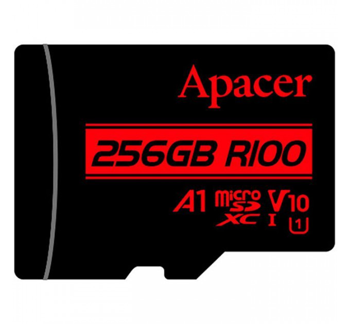 Карта памяти Apacer 256GB microSDXC class 10 UHS-I V10 A1 (AP256GMCSX10UB-R)