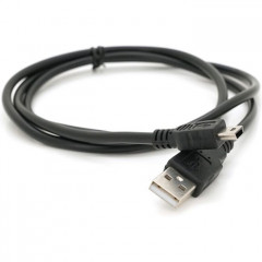Дата кабель USB 2.0 AM to Mini 5P 0.8m black Voltronic (YT-C\/AM-1MnB\/5728)