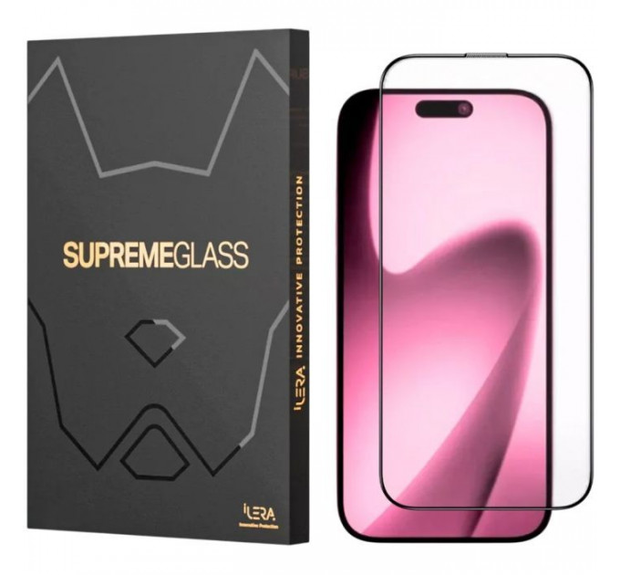 Скло захисне iLera DeLuxe Original Glass 2.0 iPhone 17 Pro (ILFCDL17PR)