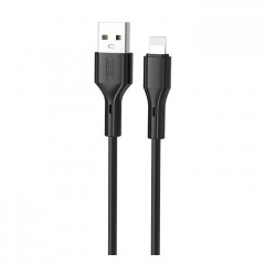 Дата кабель USB 2.0 AM to Lightning 1.0m black XO (NB230_L_Black)