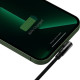 Дата кабель USB 2.0 AM to Lightning 2.0m 2.4A 90° corner black Baseus (CAVP000101)