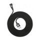 Дата кабель USB 2.0 AM to Lightning 2.0m 1.5A 90° corner black Baseus (CALMVP-A01)