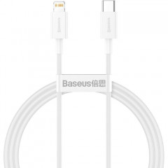 Дата кабель USB-C to Lightning 2.0m 20W white Baseus (CATLYS-C02)
