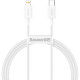Дата кабель USB-C to Lightning 2.0m 20W white Baseus (CATLYS-C02)