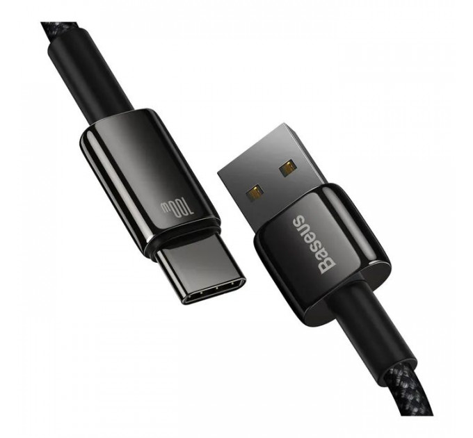 Дата кабель USB 2.0 AM to USB-C 2.0m 100W black Baseus (CAWJ000101)