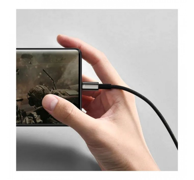 Дата кабель USB 2.0 AM to USB-C 2.0m 100W black Baseus (CAWJ000101)