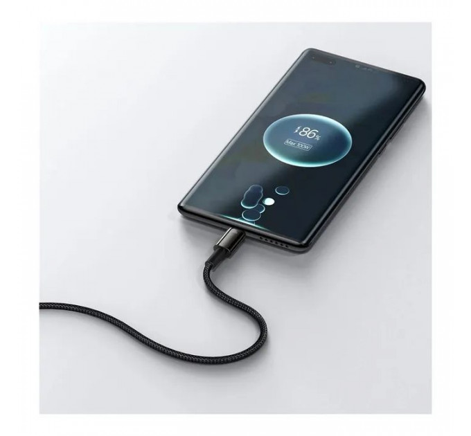 Дата кабель USB 2.0 AM to USB-C 2.0m 100W black Baseus (CAWJ000101)