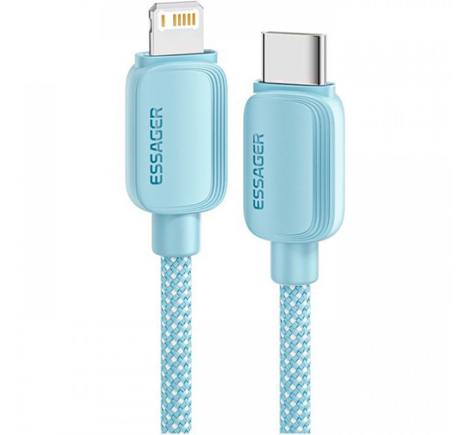Дата кабель USB-C to Lightning 2.0m 20W blue Essager (EXCTL-WLA03-P)