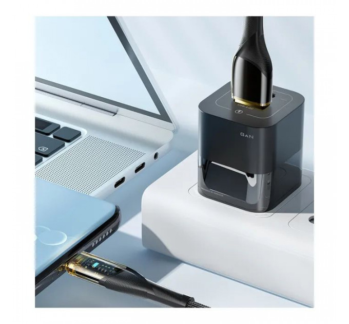 Дата кабель USB 2.0 AM to USB-C 2.0m 7A black Essager (EXCT-XJA01-P)