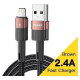 Дата кабель USB 2.0 AM to Lightning 2.0m 2.4A brown Essager (EXCL-XCA12)