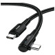 Дата кабель USB-C to USB-C 3.0m 100W 90° corner black Essager (EXCTT1-CGWTC01)