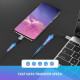 Дата USB-C кабель USB-C 0.5m 3A 60W US261 black\/gray Ugreen (50149)