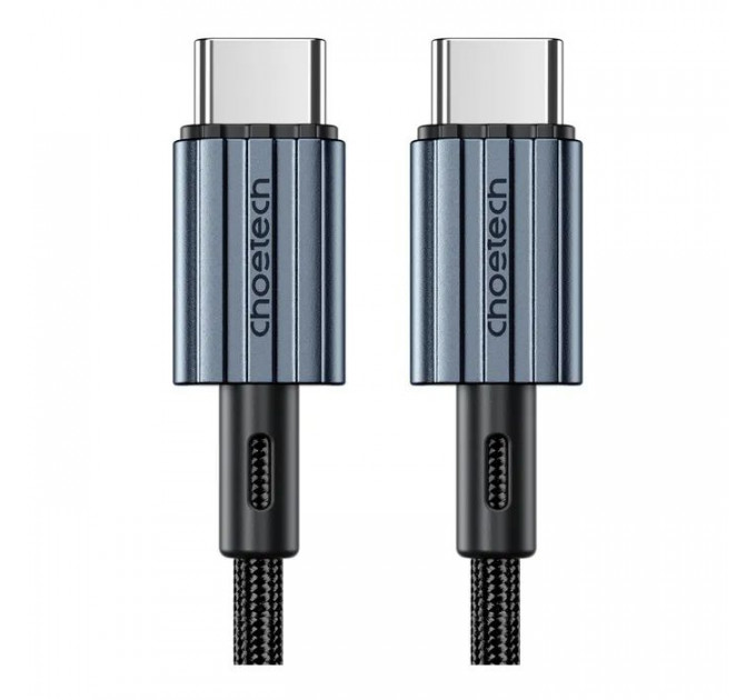 Дата кабеля USB-C to USB-C 2.0m PD60W black Choetech (6932112105035)