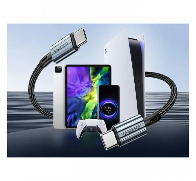 Дата кабеля USB-C to USB-C 2.0m PD60W black Choetech (6932112105035)