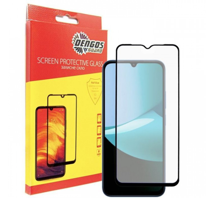 Скло захисне Dengos Full Glue Xiaomi Redmi 15C Black (TGFG-414) Скло захисне Dengos Full Glue Xiaomi Redmi 15C Black (TGFG-414)