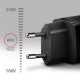 Зарядное устройство для AXAGON 1xUSB QC4.0 + 1xUSB-C PD30W PPS black (ACU-PQ30)