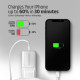 Зарядний пристрій AXAGON 1xUSB QC4.0 + 1xUSB-C PD30W PPS white (ACU-PQ30W)