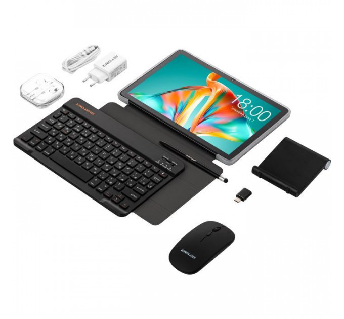 Планшет Teclast P30T KIT 10.1 4\/128Gb Wi-Fi Gray Клавиатура\/Мышь\/Наушники\/Подставка\/Стилус\/Чехол (6940709688212)