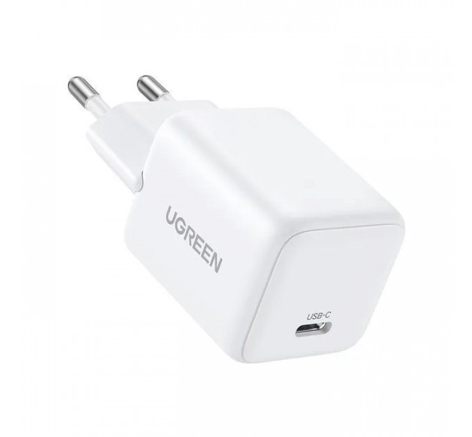 Зарядний пристрій Ugreen USB-C PD20W GaN X512 white (55554)