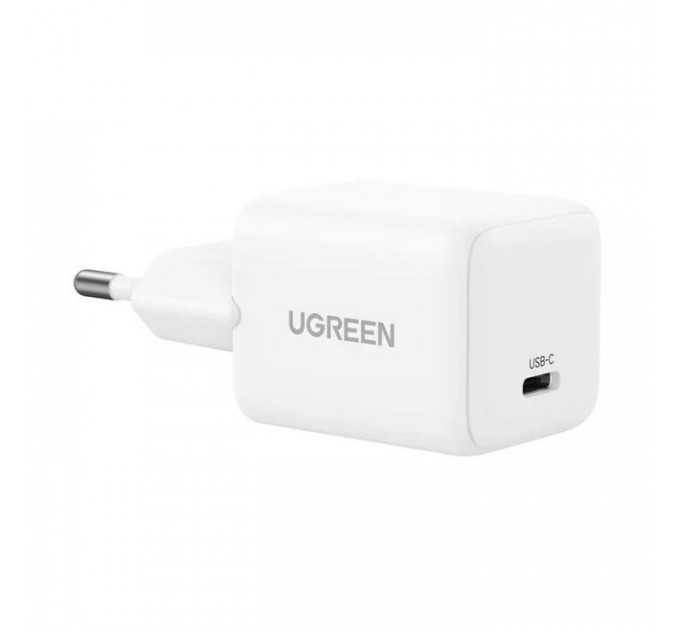 Зарядний пристрій Ugreen USB-C PD20W GaN X512 white (55554)