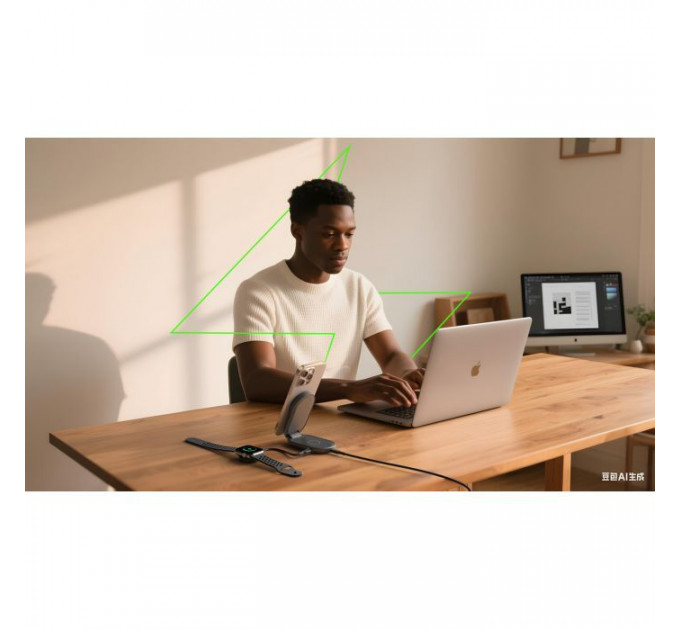 Зарядний пристрій Belkin UltraCharge Wireless 2-in-1 25W black (WIZ039KQBK)