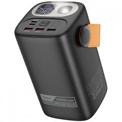 Батарея універсальна HOCO 60000mAh Astrum PD\/100W, QC\/3.0, LED lamp, Black (DB160 \/ 714724)