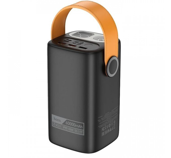 Батарея універсальна HOCO 60000mAh Astrum PD\/100W, QC\/3.0, LED lamp, Black (DB160 \/ 714724)