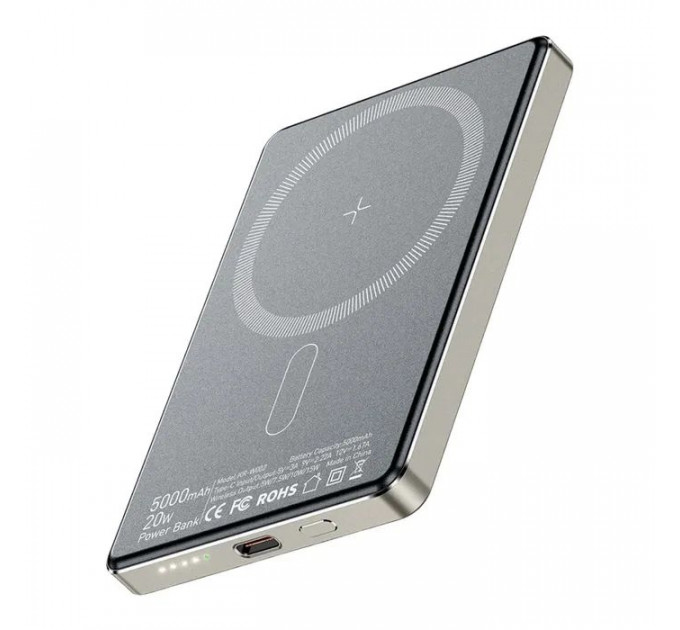 Батарея універсальна Essager 5000mAh Cross-border magnetic 20W PD QC\/3.0 (EDY5K-YJ0A-Z)
