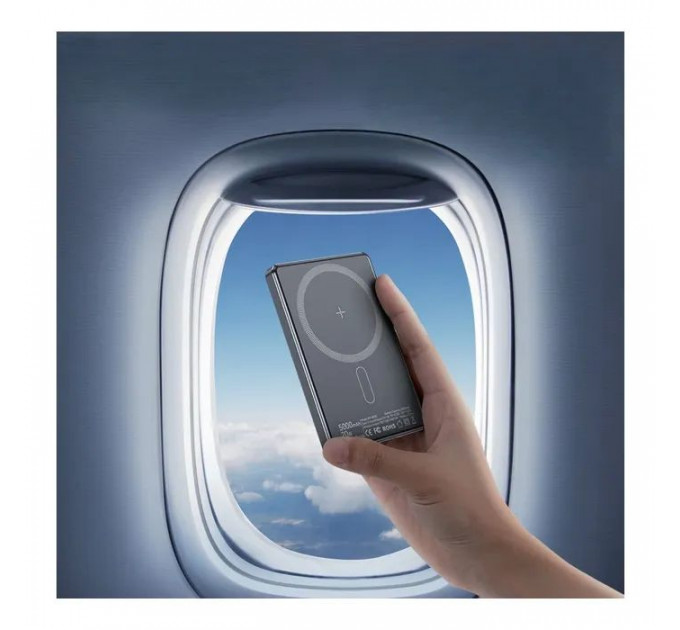 Батарея універсальна Essager 5000mAh Cross-border magnetic 20W PD QC\/3.0 (EDY5K-YJ0A-Z)
