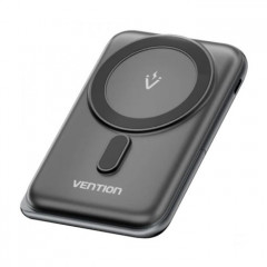 Батарея універсальна VENTION Magnetic Wireless 10000mAh 20W PD USB-C In\/Out, QI-15W Black (FHNB0)
