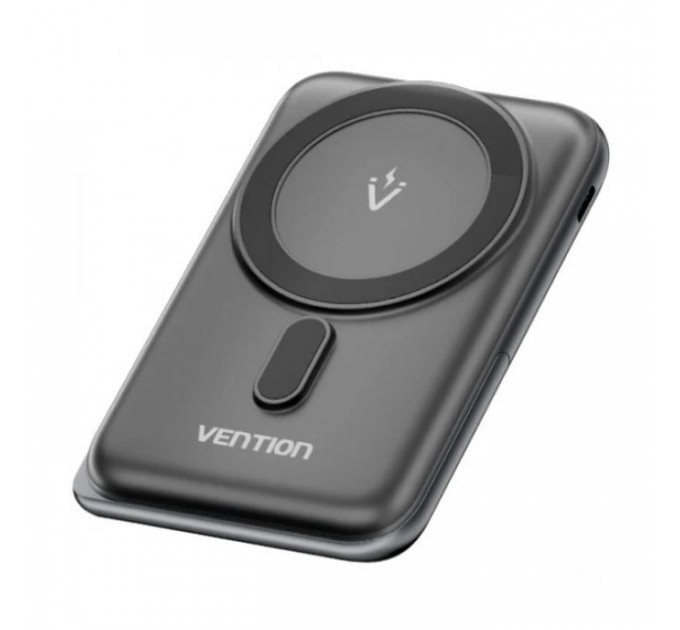 Батарея универсальная VENTION Magnetic Wireless 10000mAh 20W PD USB-C In/Out, QI-15W Black (FHNB0)