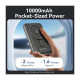 Батарея универсальная VENTION Magnetic Wireless 10000mAh 20W PD USB-C In/Out, QI-15W Black (FHNB0)