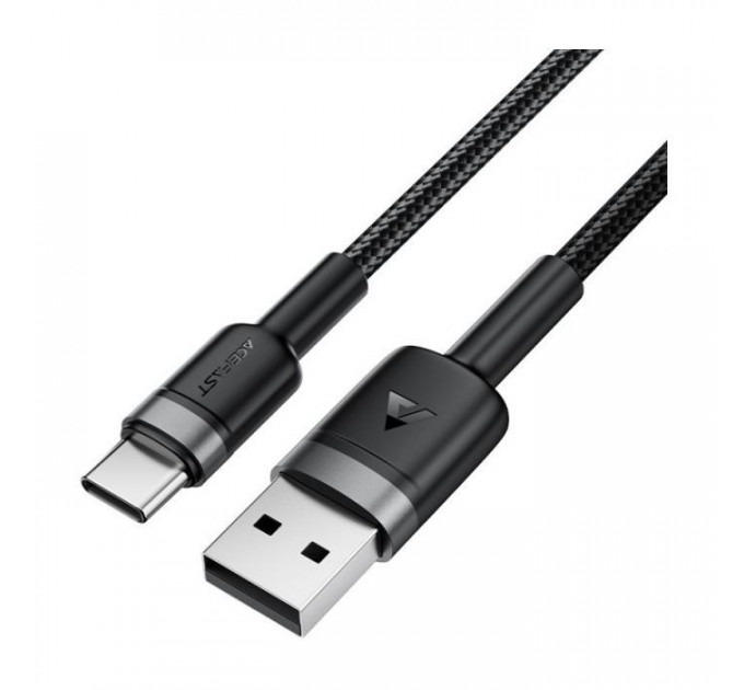 Дата кабель USB 2.0 AM to USB-C 1.2m 60W black Acefast (6974316285144)