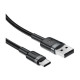 Дата кабель USB 2.0 AM to USB-C 1.2m 60W black Acefast (6974316285144)