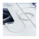 Дата кабель USB 2.0 AM to USB-C 1.2m 3A white Acefast (6974316284260)