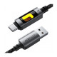 Дата кабель USB 2.0 AM to USB-C 1.2m 60W black Acefast (6974316284673)